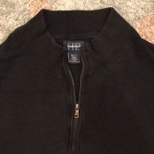 2XLT Black Zipper Long-sleeve